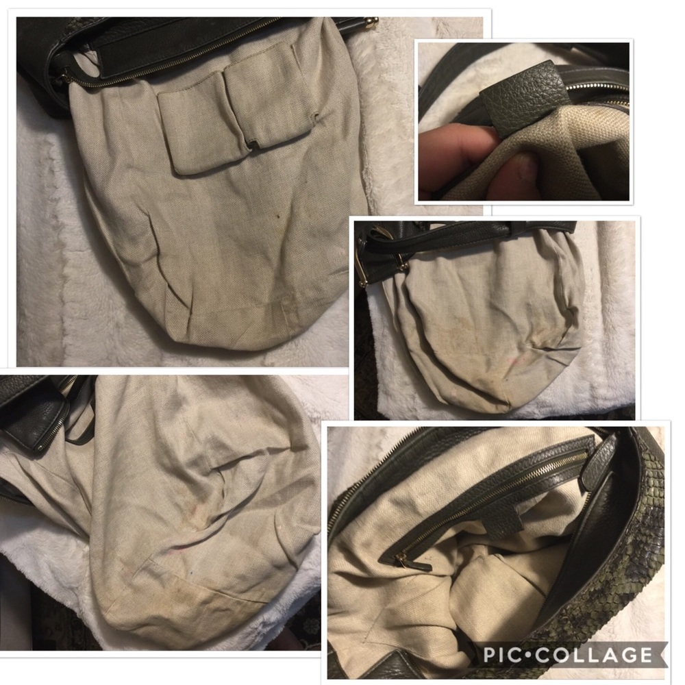 🐍 GUCCI Greenwich python hobo 🐍 - Picture 9 of 11